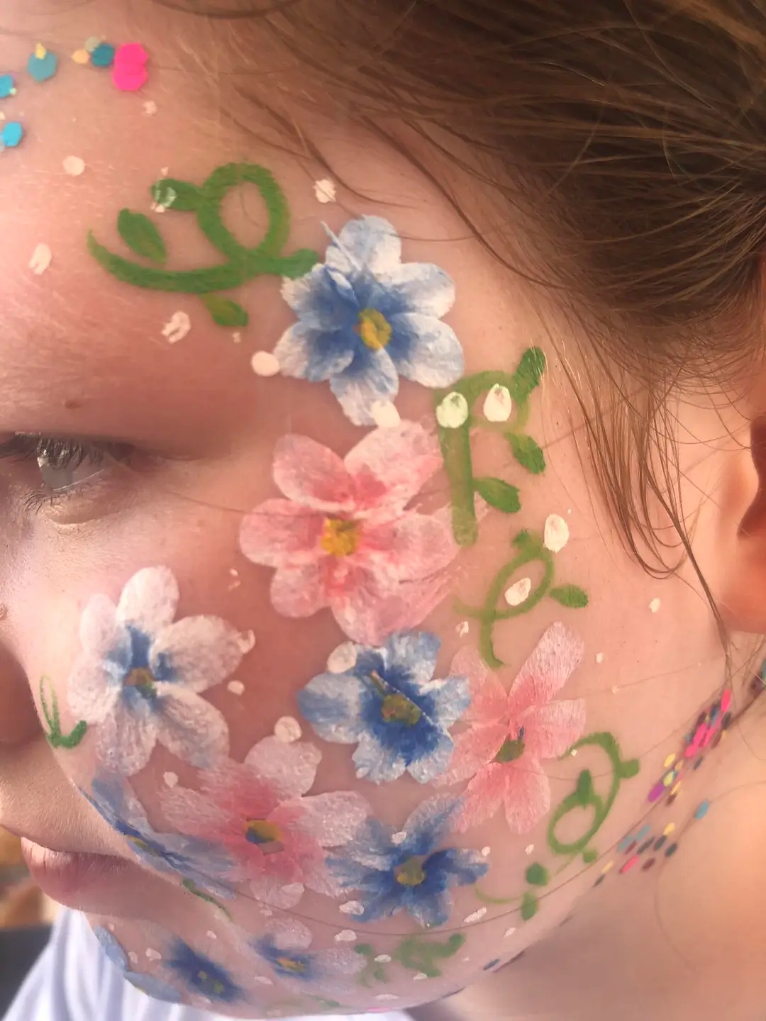 Maquillage fleur 1