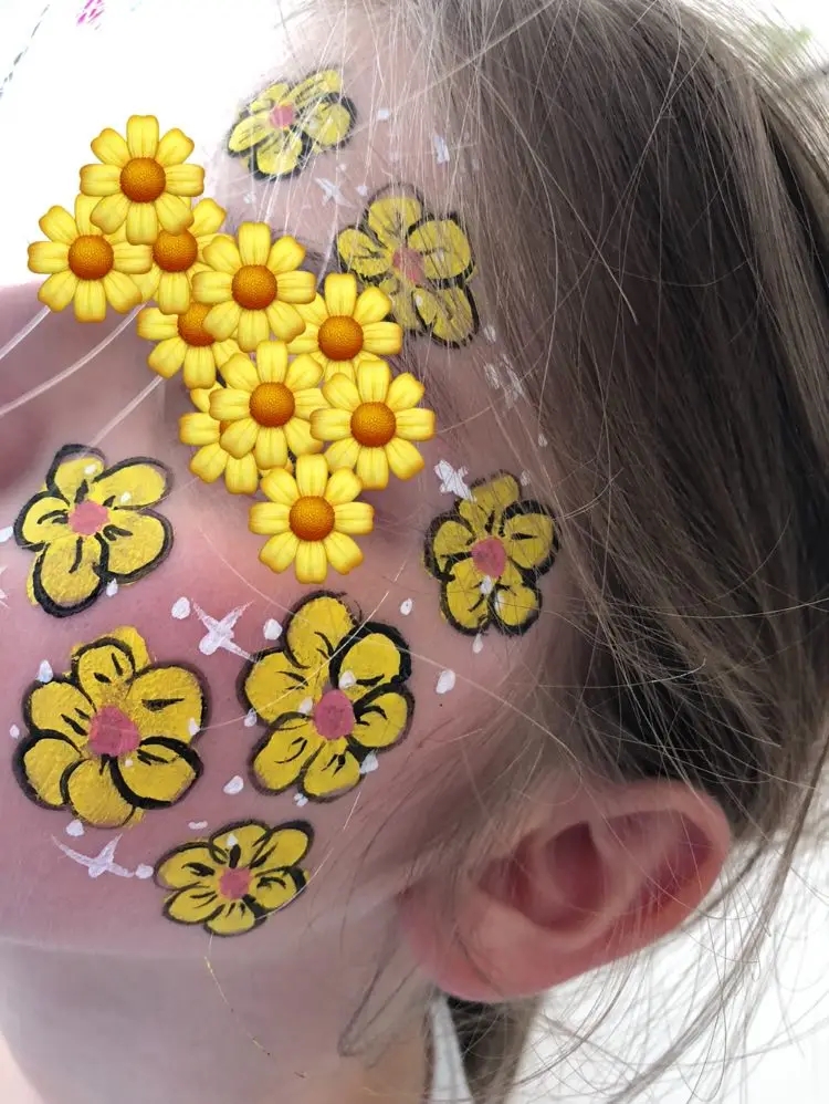 Maquillage fleur 2